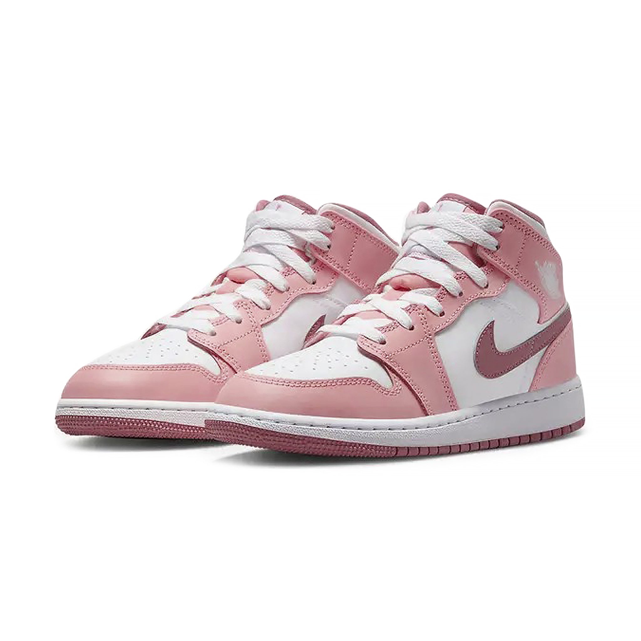 Air Jordan 1 Mid Valentine's Day 2023 GS - Women's Basketball Shoes for Valentine's Gift, Casual Wear & Street Fashion