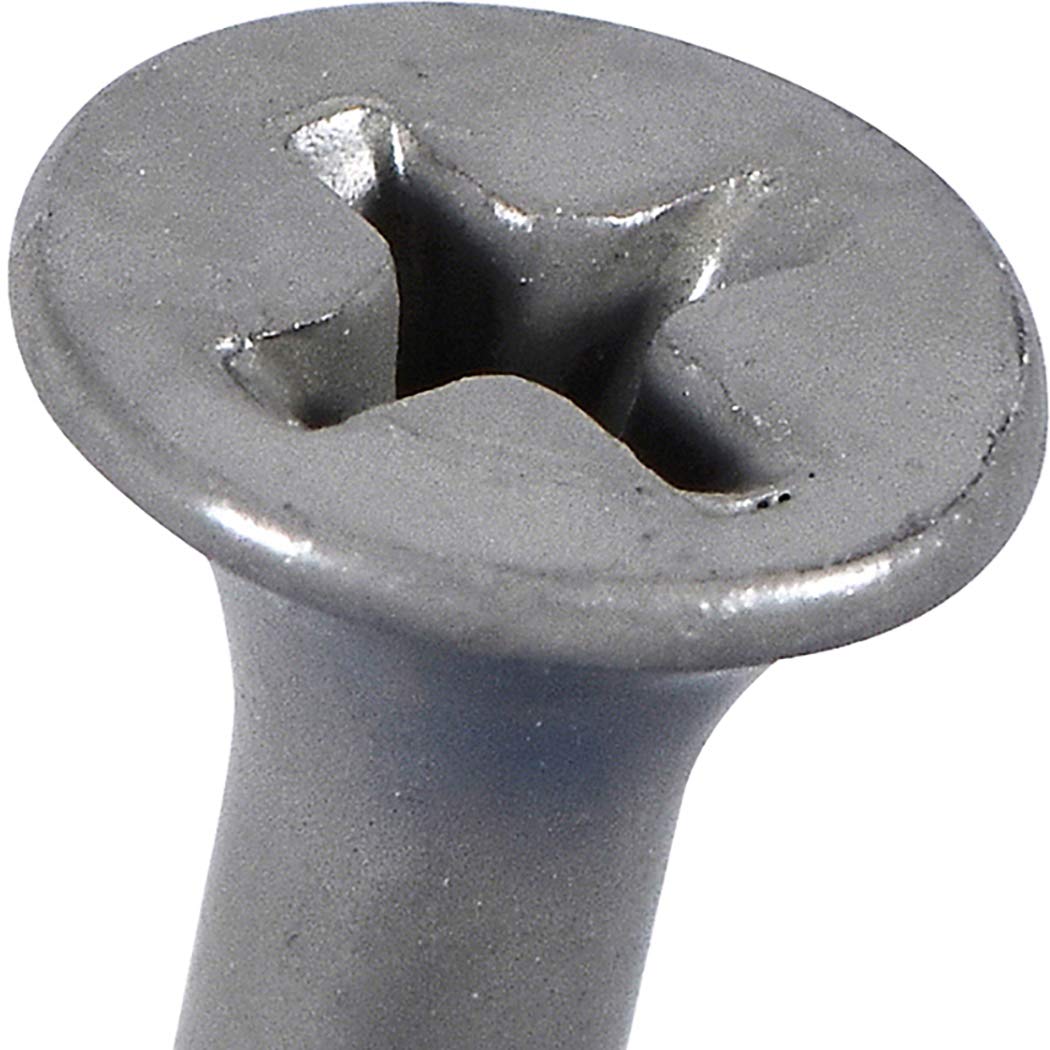 HILLMAN FASTENERS 48390 292-Piece Gray Wood Screws - Premium Construction & DIY Fasteners for Furniture, Cabinets, and Home Improvement Projects
