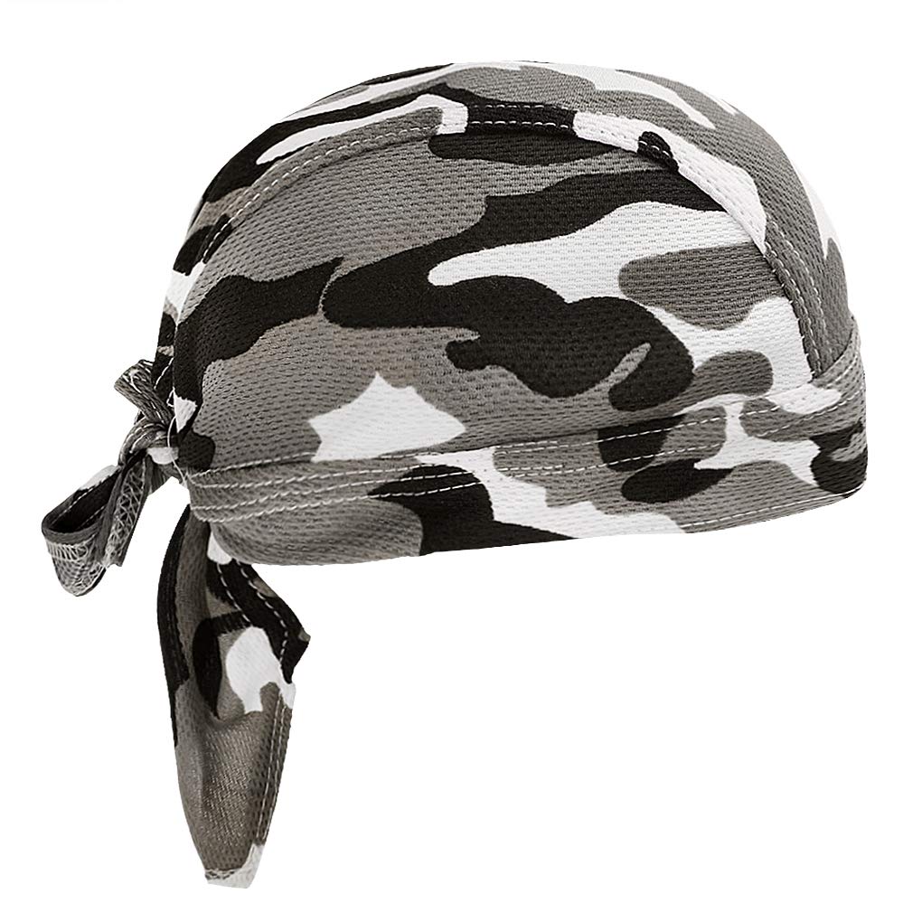 PURFUN Breathable Cycling Bandana for Men & Women - Adjustable Sweat-Wicking Quick-Dry Mesh Head Scarf, Skull Cap & Head Wrap - Perfect for Biking, Running, Hiking & Outdoor Sports