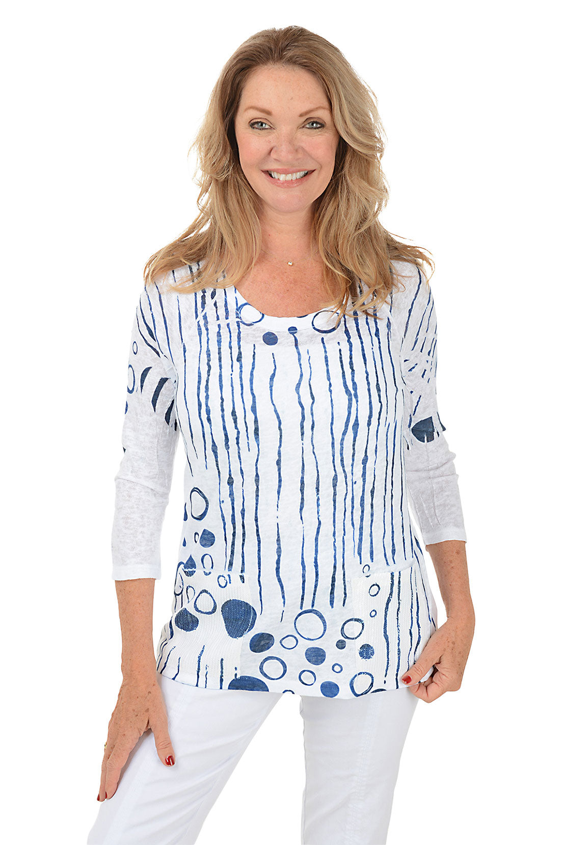 NAVY/WHITE