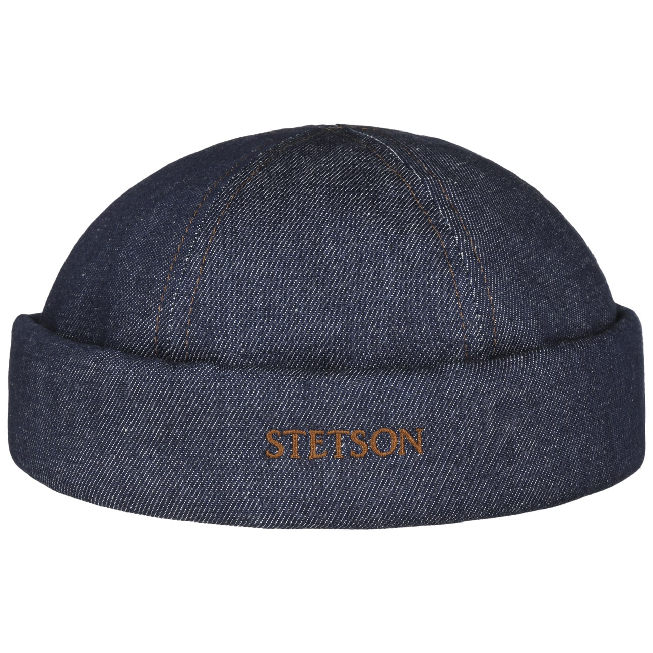 Stetson Danvick Denim Docker Hat for Men - Classic Cotton Baseball Cap with Adjustable Back - Perfect for Casual Wear, Outdoor Activities & Work