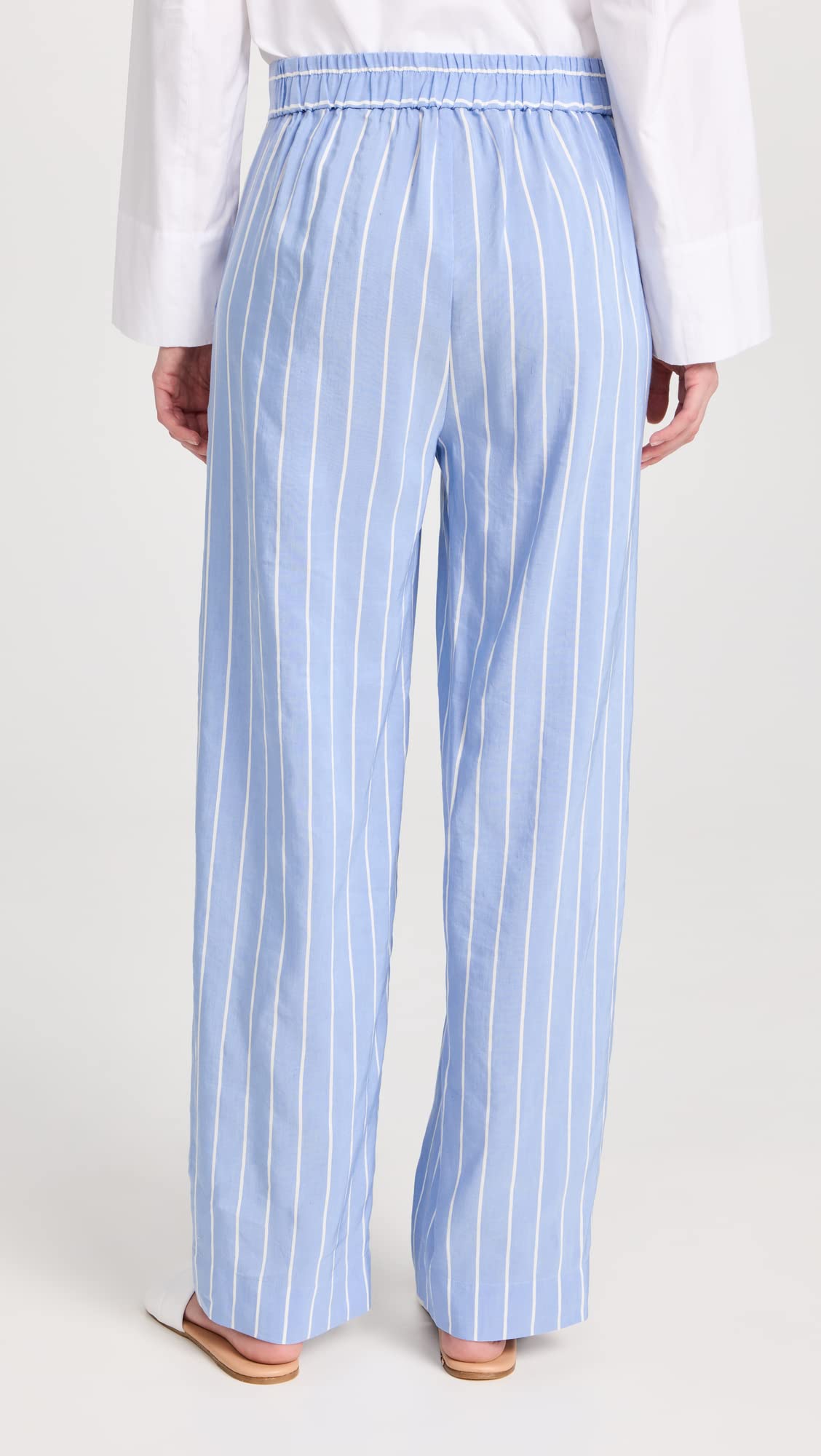 Vince Women's High Waist Striped Wide Leg Pants - Comfortable & Stylish for Work, Office & Casual Outfits | Perfect for Business Attire & Everyday Wear
