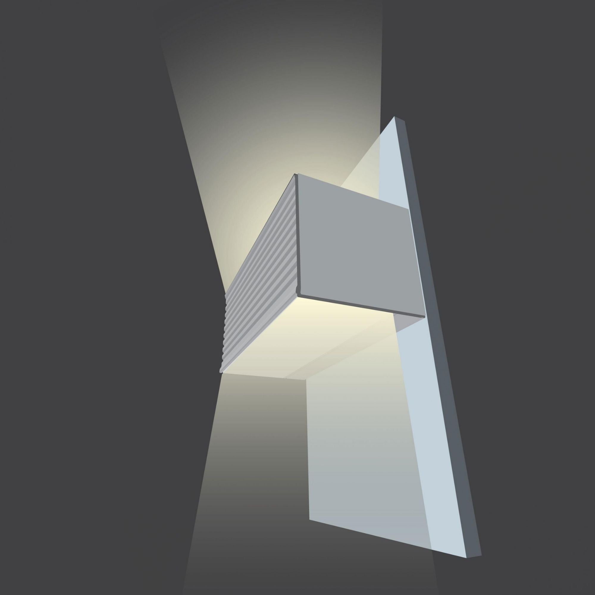 48 Pack Aluminum Channel Sconce Lighting - Durable Metal Track for Modern Home, Office, and Commercial Spaces