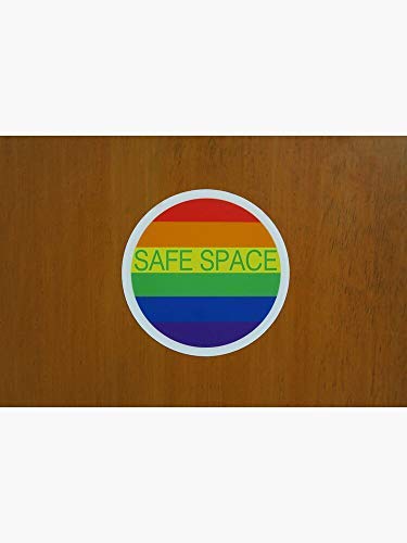 LGBT Safe Space Sticker - Waterproof & Fade Resistant Die-Cut Decal - Perfect for Laptops, Cars, Windows & LGBTQ+ Pride Support