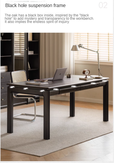Premium Oak Solid Wood Large Size Desk - Durable & Stylish Home Office Desk for Work, Study, and Gaming - Perfect for Modern Workspaces & Home Offices