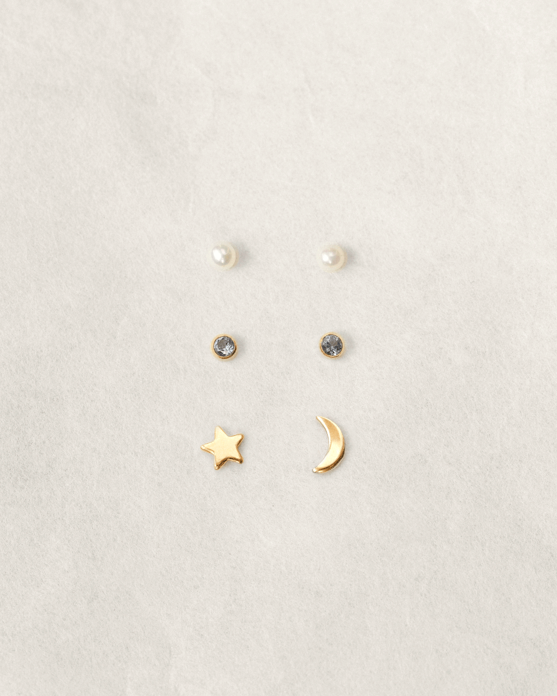 Signature Stacking Stud Earrings Set - Minimalist Gold & Silver Hoop Earrings for Women - Perfect for Everyday Wear, Layering & Gifting