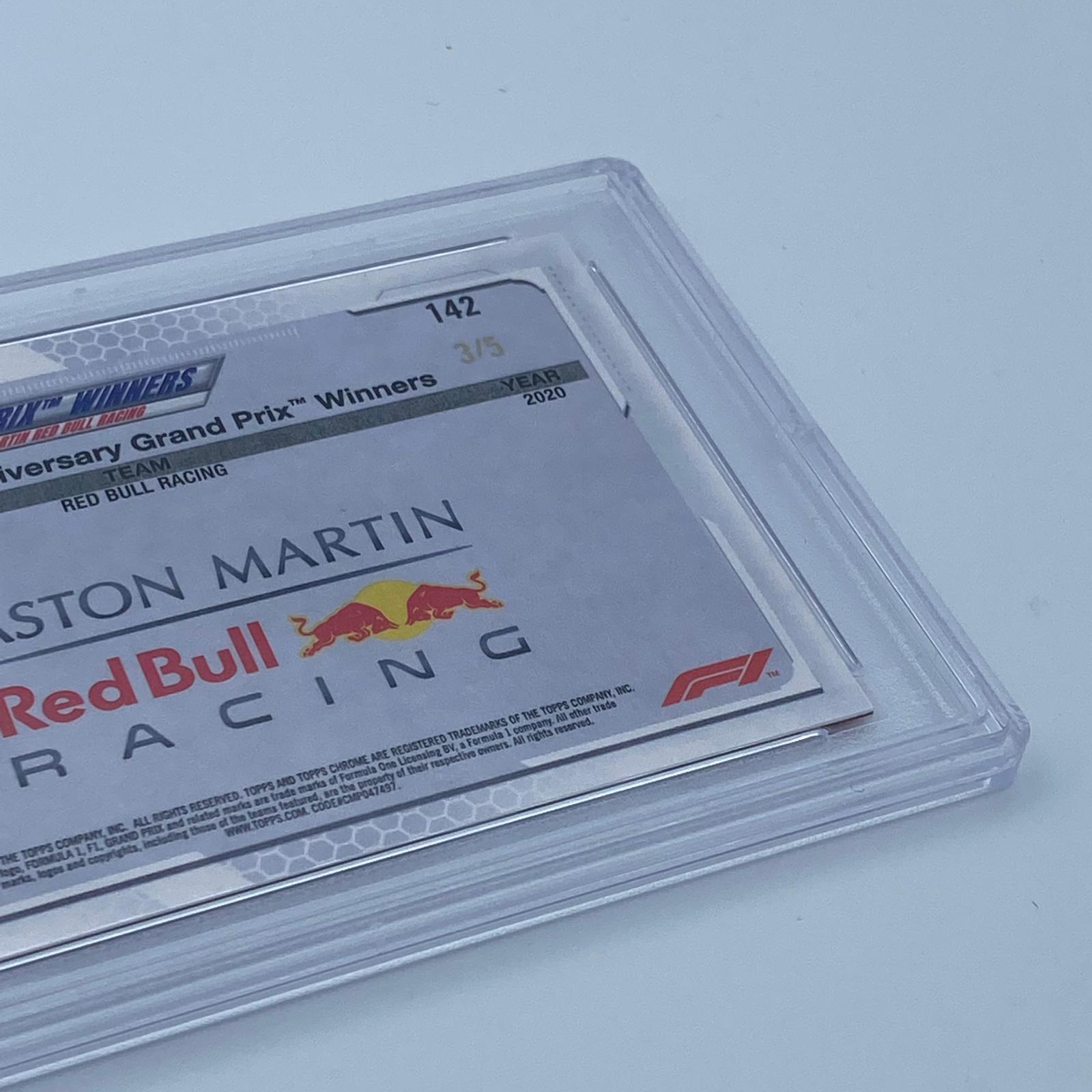 PSA 10 Graded Max Verstappen Red Raywave 70th Anniversary Grand Prix Winners #142 F1 Racing Collectible Card - Perfect for Display, Trading, and Motorsport Memorabilia Collections