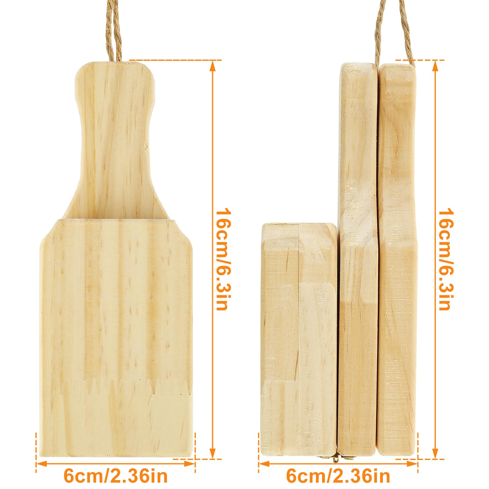 Wooden Plantain Press Smasher - Tostonera for Making Tostones & Plantain Cups - Solid Wood Banana Masher - Perfect for Latin & Caribbean Cuisine - Ideal for Home Cooking & Restaurant Use