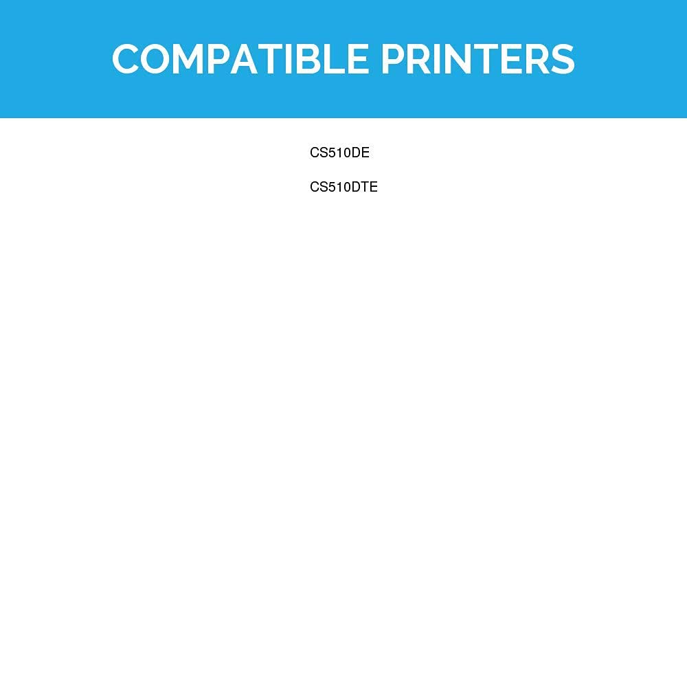 LD Compatible Toner for Lexmark 701XK/70C1XK0 - High Yield Black | Works with CS310n/CS410n/CS510de Series | Office & Home Printing