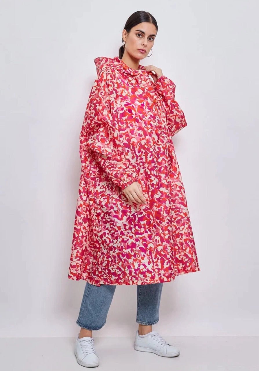 Anita Printed Colorful Long Cape - Stylish & Comfortable for Parties, Weddings & Evening Events