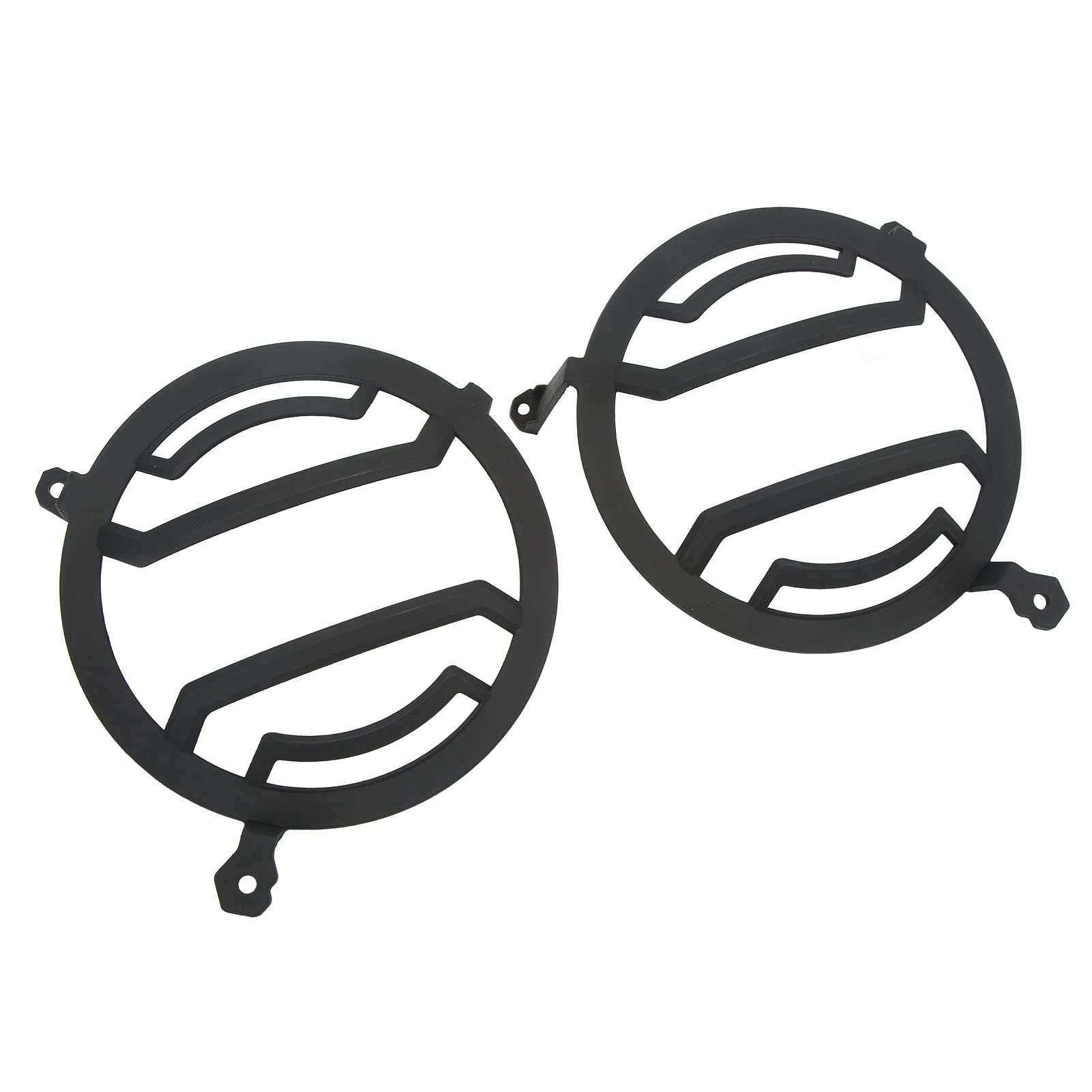 1 Pair LED Headlight Grill Guard Cover - Protective Replacement for Jeep Wrangler JL 2018 & Up Models - Durable Headlamp Protectors for Off-Roading & Night Driving