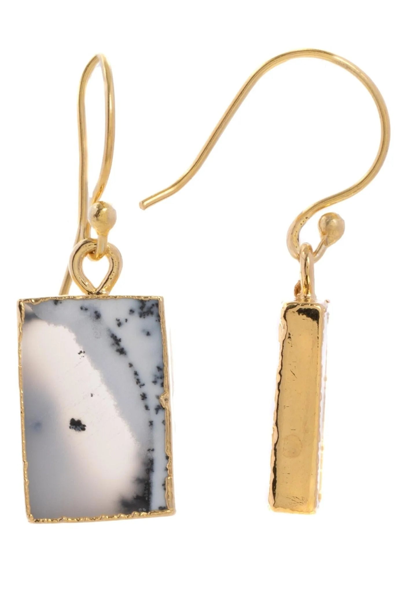 Square Gemstone Mini Stud Earrings and Pendant Necklace Set - Elegant Jewelry for Women, Gift for Her, Perfect for Parties & Special Occasions