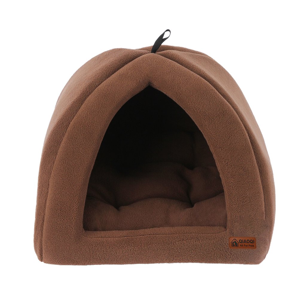 **QIAOQI Warm Pet Bed for Cats & Dogs - Cozy Cat House, Soft Blanket, Indoor & Outdoor Winter Shelter - Perfect for Cold Weather & Home Comfort**
