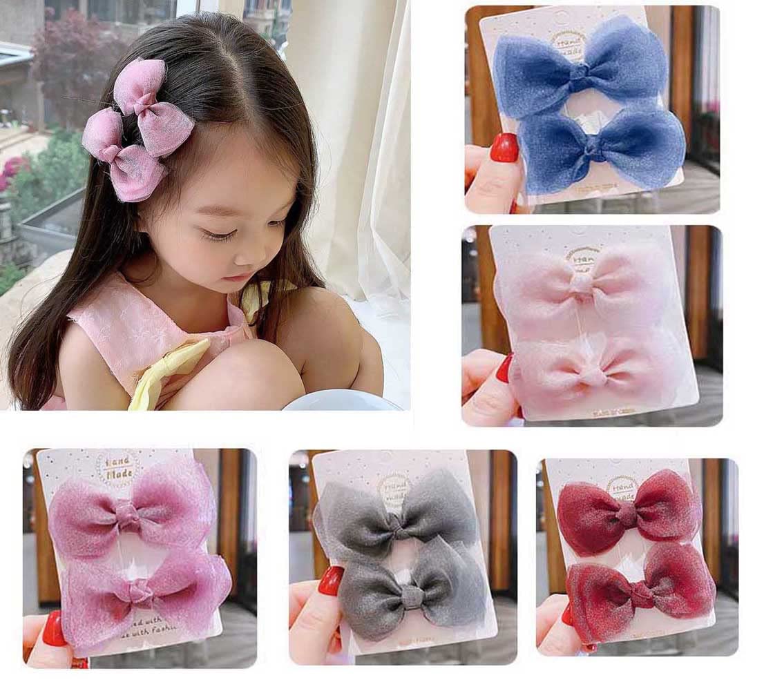 5 Pairs Baby Hair Clips & Bows - Alligator Clips for Girls, Infants & Toddlers | Cute Hair Accessories for Everyday Wear, Parties & Photo Shoots