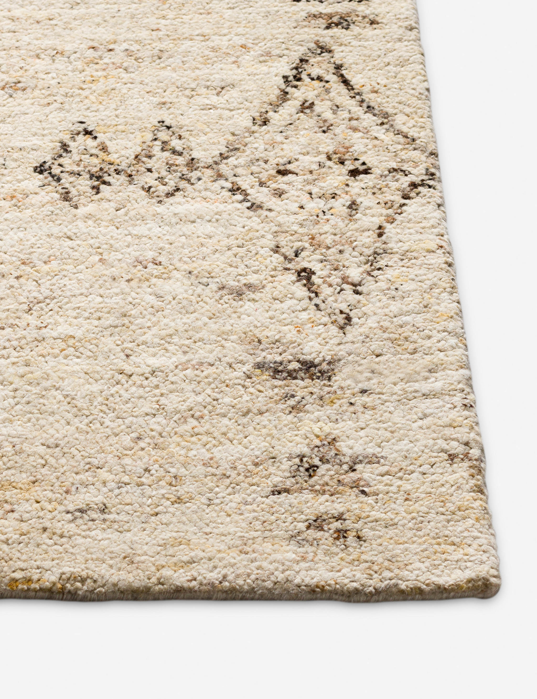 Hand Knotted Wool Moroccan Style Rug - Authentic Berber Design, Soft & Durable - Perfect for Living Room, Bedroom, or Boho Home Decor