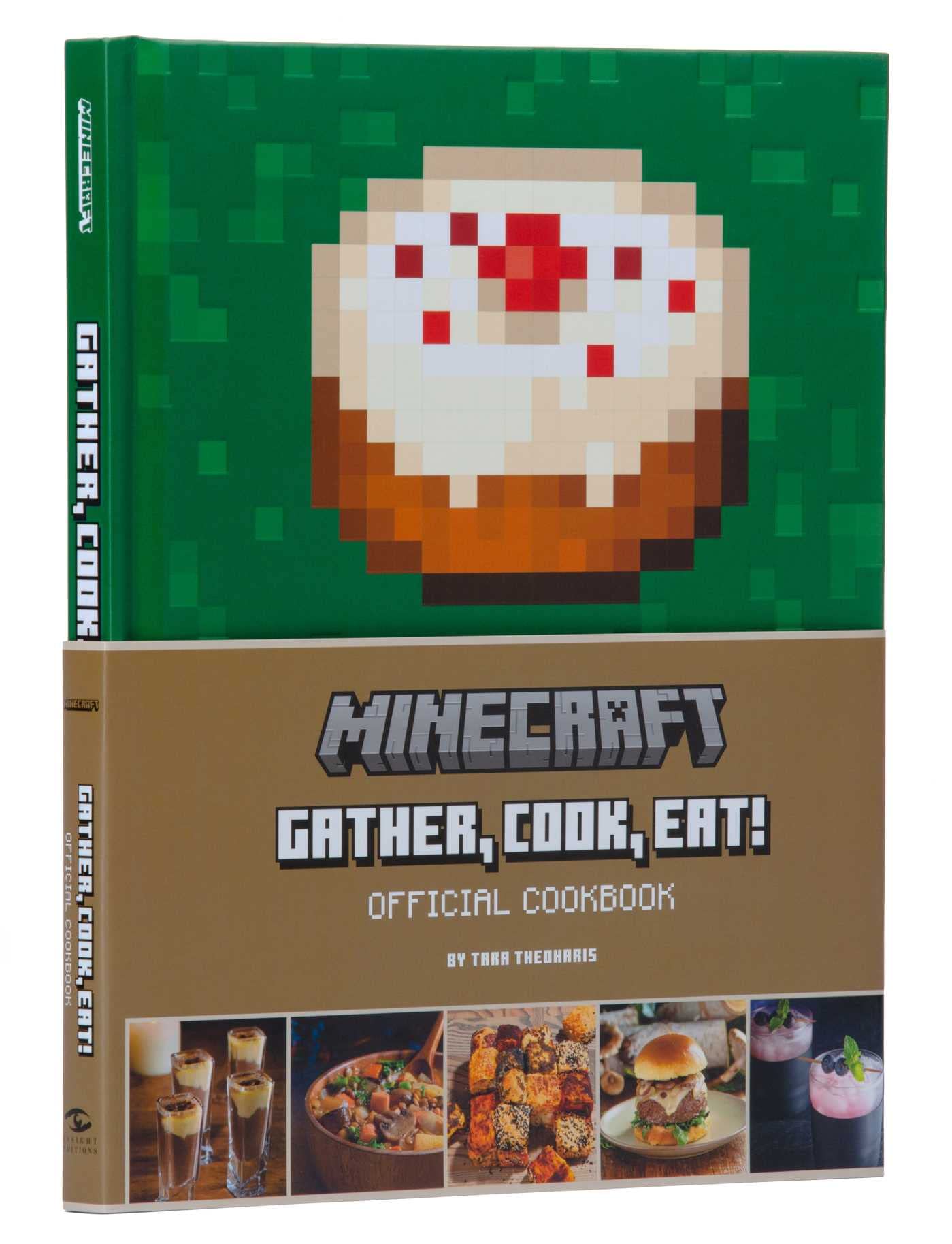 **Minecraft Official Cookbook: Gather, Cook, Eat! – Fun Recipes for Gamers & Families – Perfect for Game Nights & Parties**