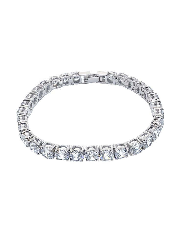Exquisite Kezani Tennis Bracelet for Women - Classic Bridal Jewelry, Wedding & Anniversary Gift - Perfect for Special Occasions & Evening Events