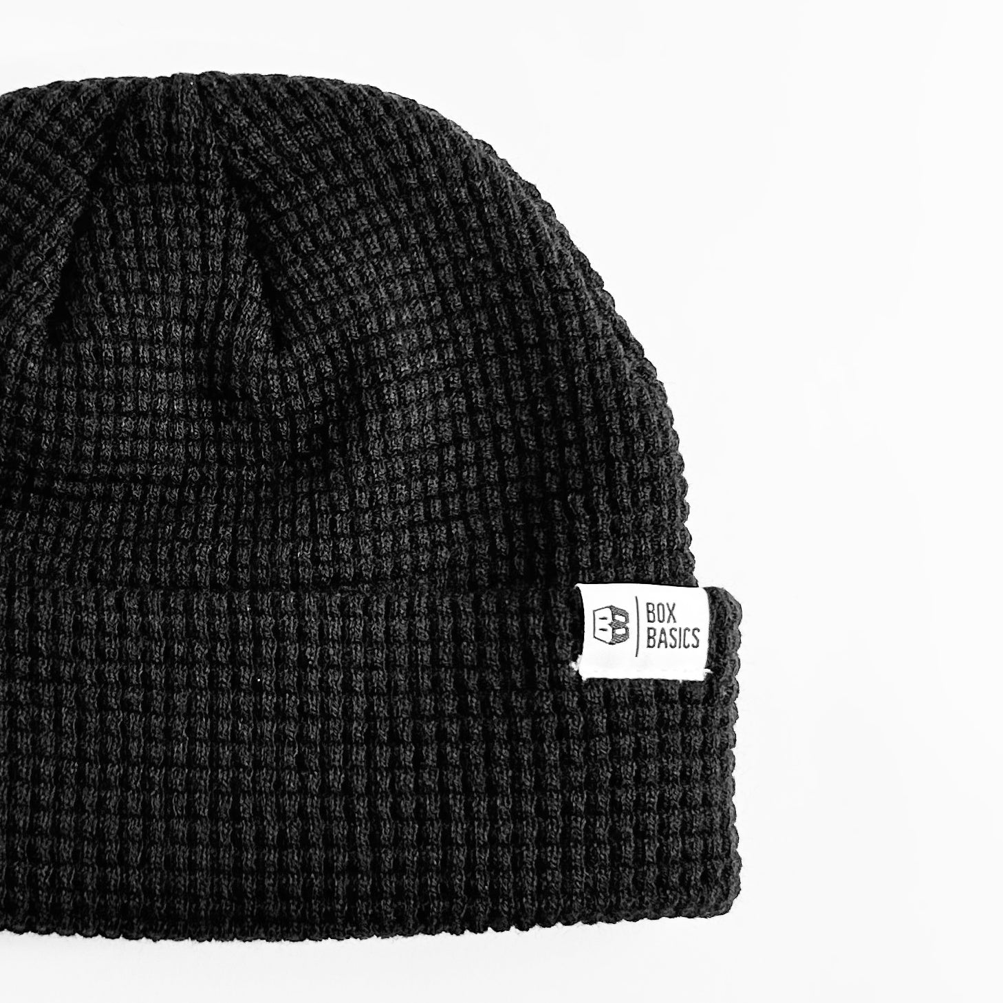 Box Basics Waffle Beanie - Soft Knit Winter Hat for Men & Women - Cozy Unisex Beanie for Cold Weather, Outdoor Activities & Casual Wear