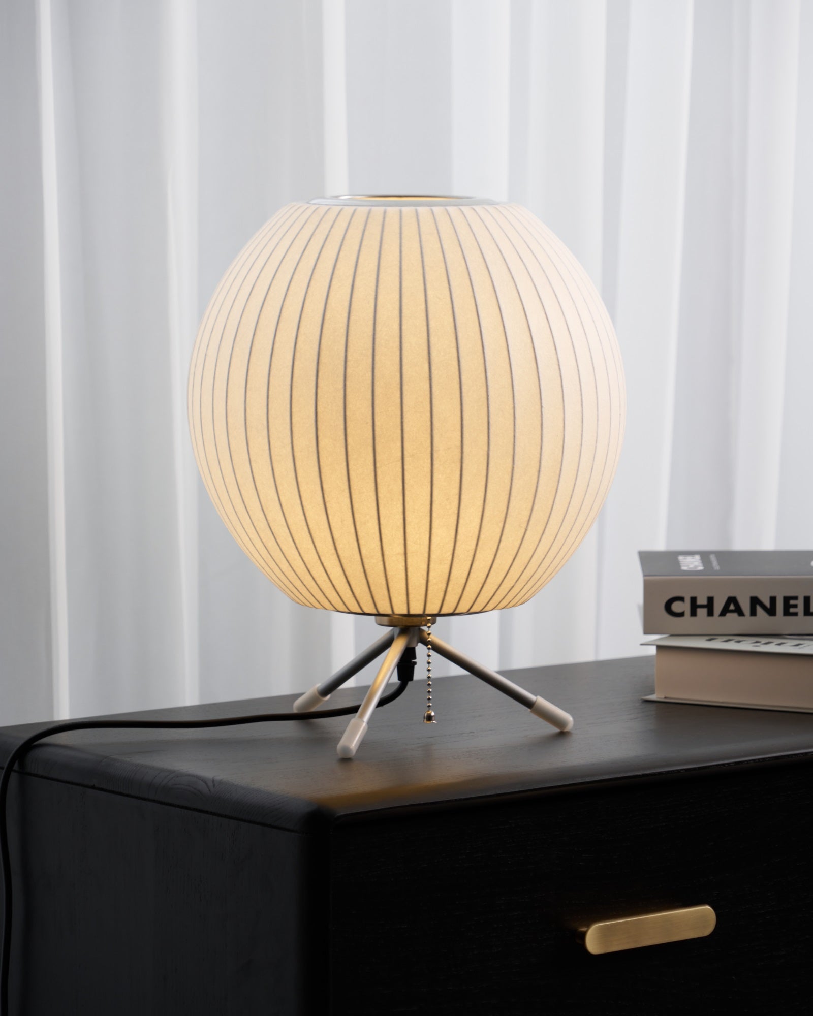 Nelson Tripod Table Lamp - Modern Adjustable Desk Light for Home Office, Bedroom & Living Room - Stylish Mid-Century Design with Warm Ambient Lighting