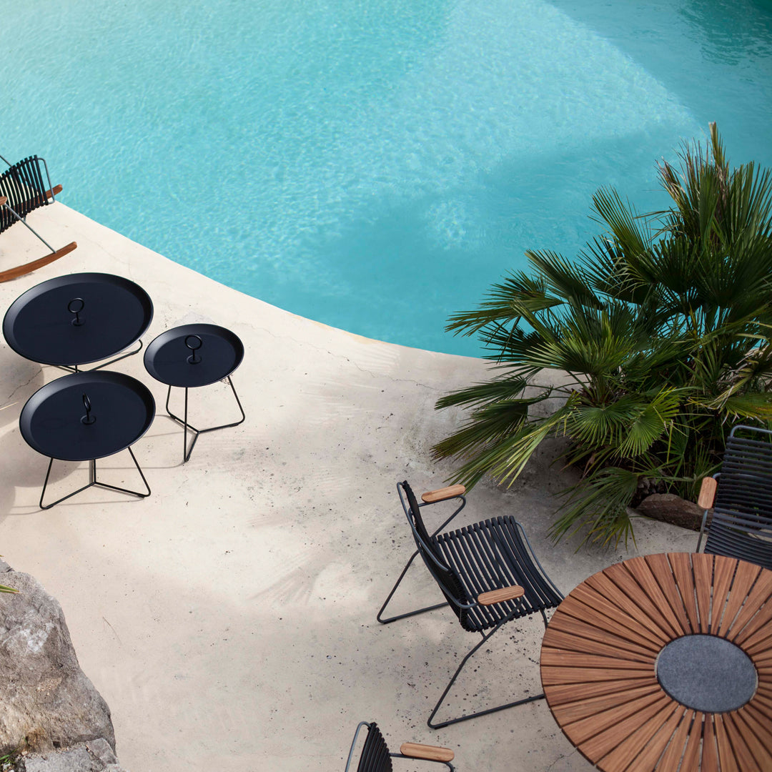 Click Outdoor Dining Chair with Armrests - Patio, Garden, Poolside & Deck Furniture - Weather-Resistant & Comfortable Seating for Outdoor Entertaining
