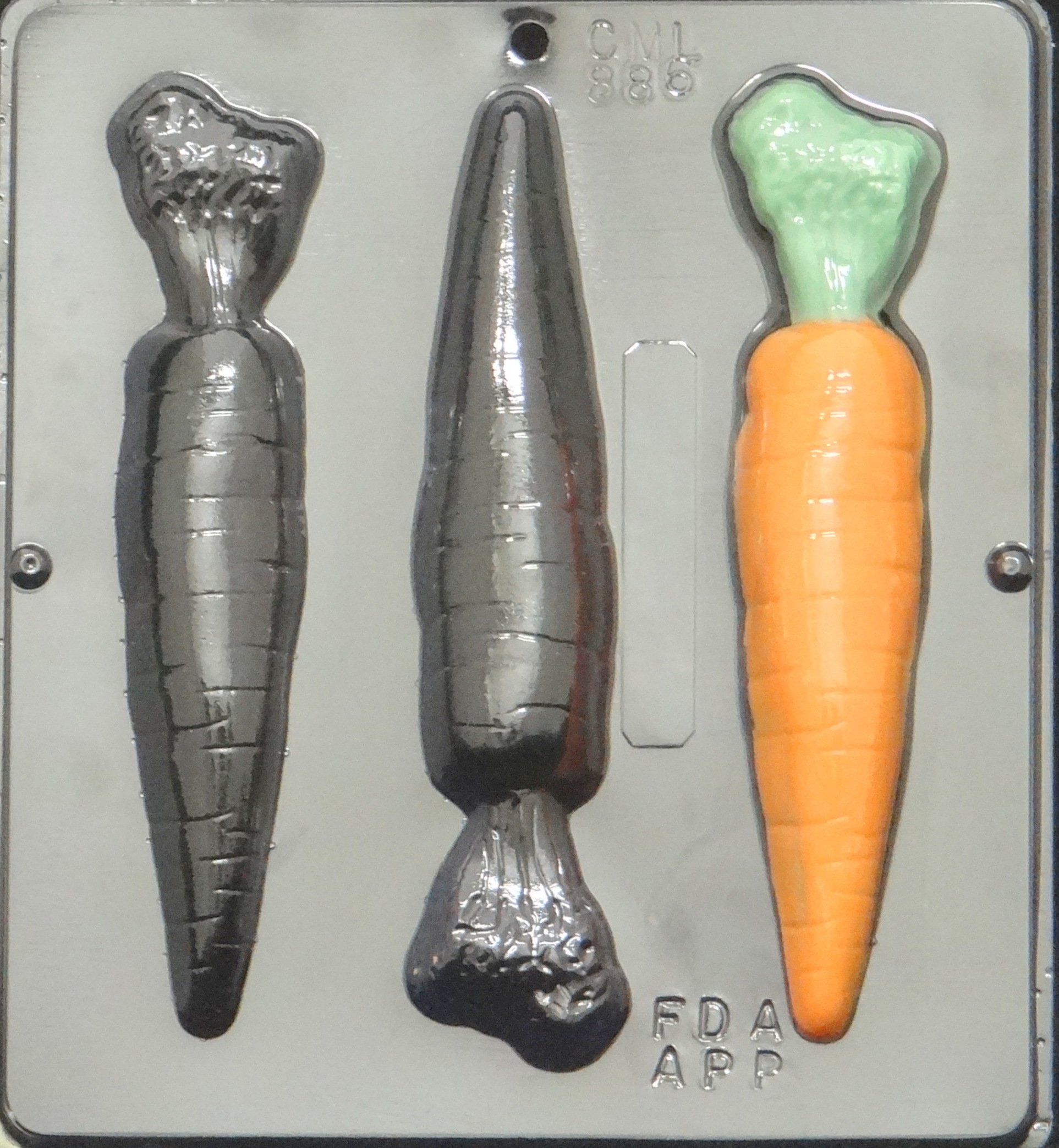 Easter Carrot Chocolate Candy Mold - 3D Silicone Baking Mold for DIY Chocolate, Candy, Soap, and Cake Decorations - Perfect for Easter Treats, Holiday Baking, and Party Desserts