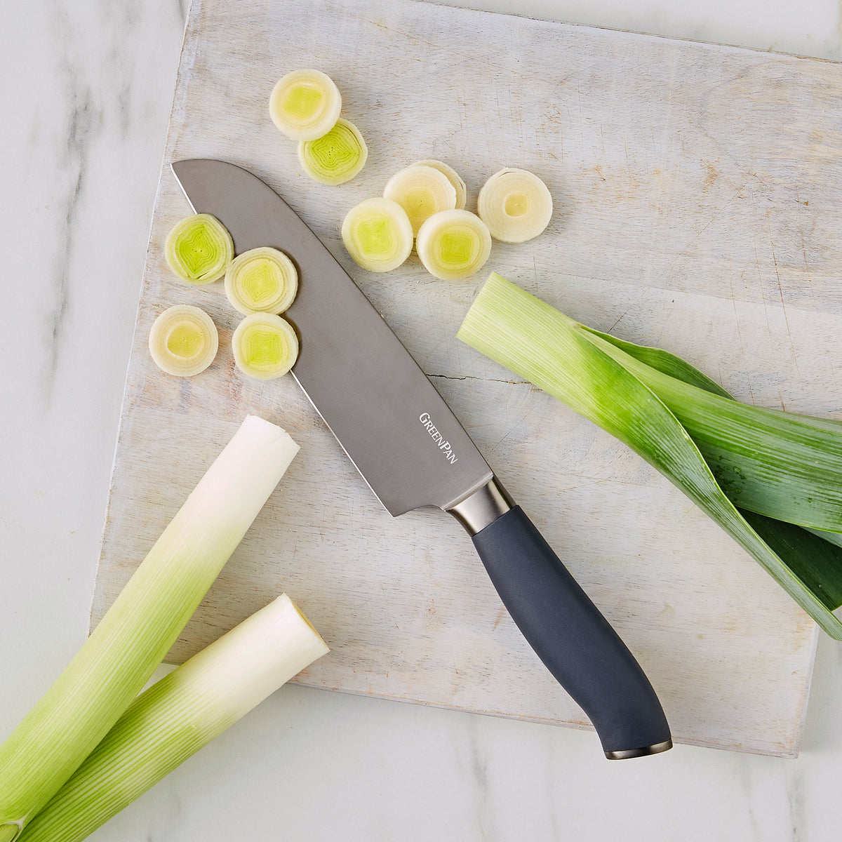 Premium Titanium Santoku Knife - 7 Inch Japanese Chef Knife for Precision Slicing, Dicing & Chopping - Perfect for Home Kitchen, Professional Cooking & Gift Giving