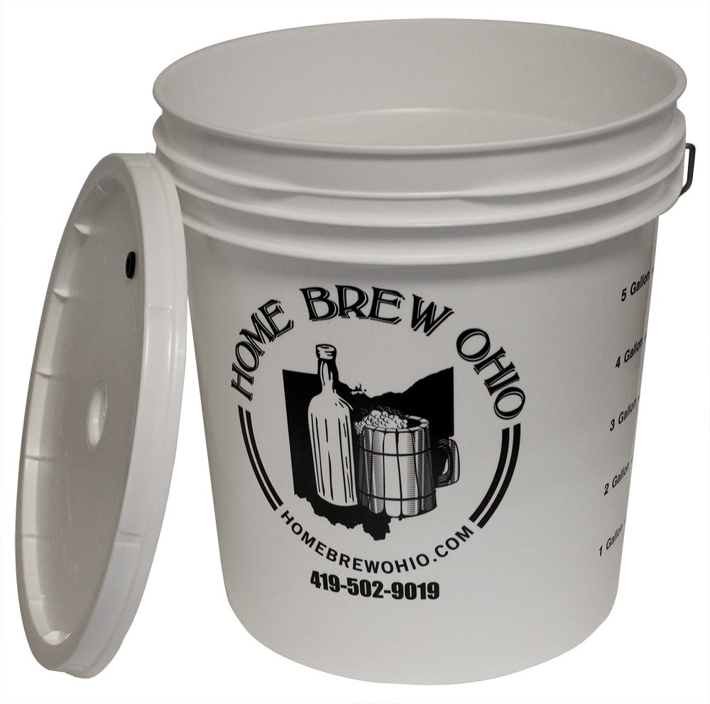 7.9 Gallon Plastic Fermentor with Lid - Homebrewing & Winemaking Supplies for Beer, Wine, Cider Making | Perfect for Beginners & Small Batch Brewing | Midwest Homebrew Equipment