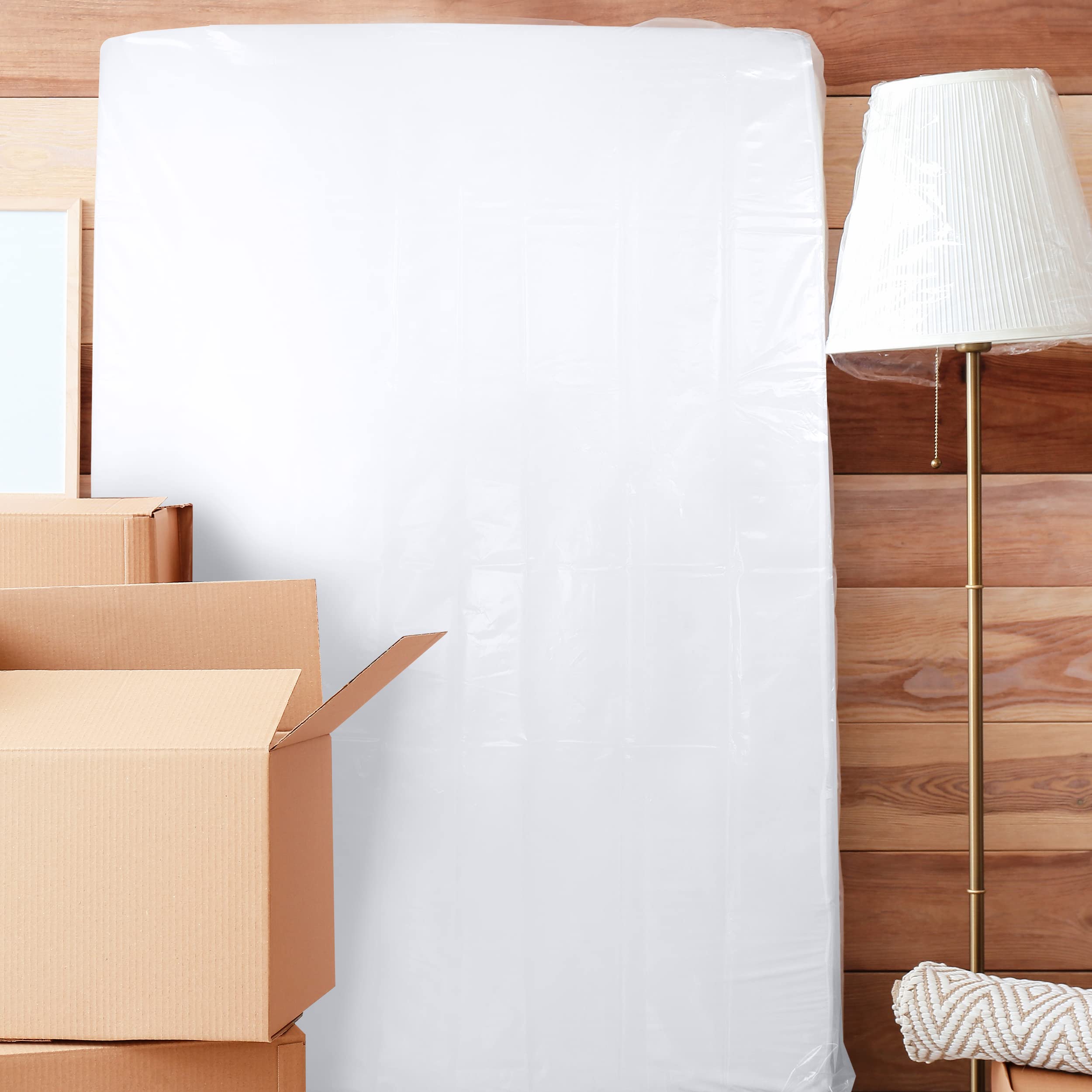 **Utopia Home Queen Size Mattress Bag for Moving - 4 Mil Heavy Duty Plastic Storage Cover Protects Mattresses up to 14 Inches - Perfect for Moving, Storage & Travel**