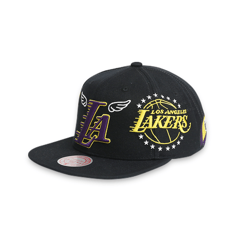 My Towns Snapback Hat - Adjustable 6-Panel Baseball Cap for Men & Women - [6HSSMM20187 LALBLCK] - Perfect for Streetwear, Sports & Casual Outfits