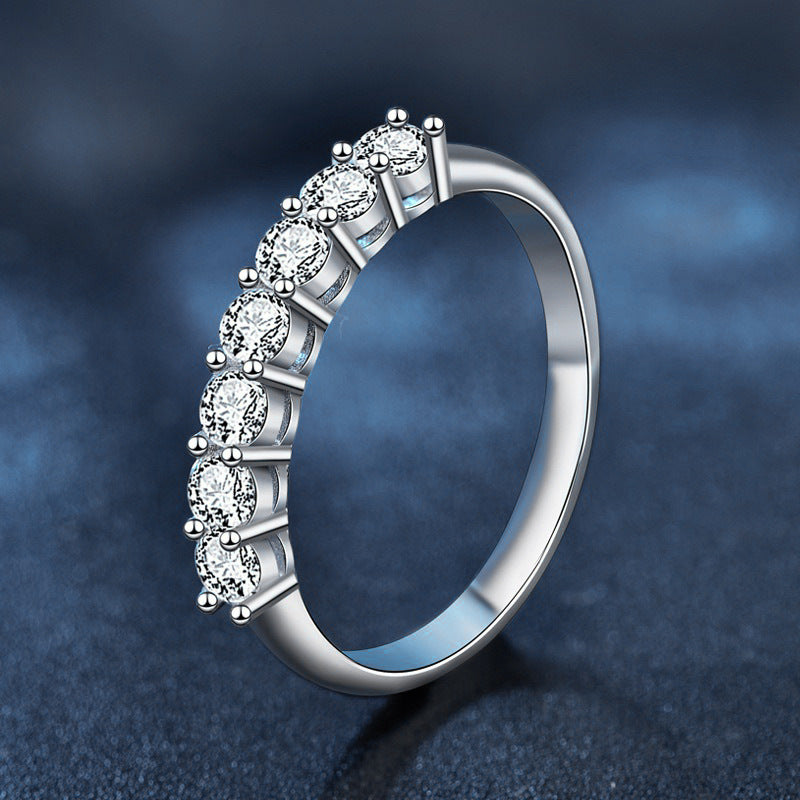 VVS Diamond Moissanite Ring for Women - Elegant Wedding, Engagement & Anniversary Jewelry Gift
