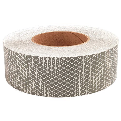 Oralite Reflective Tape 2 Inch Wide White - High Visibility Safety Tape for Running Gear, Bikes, Helmets & Outdoor Equipment