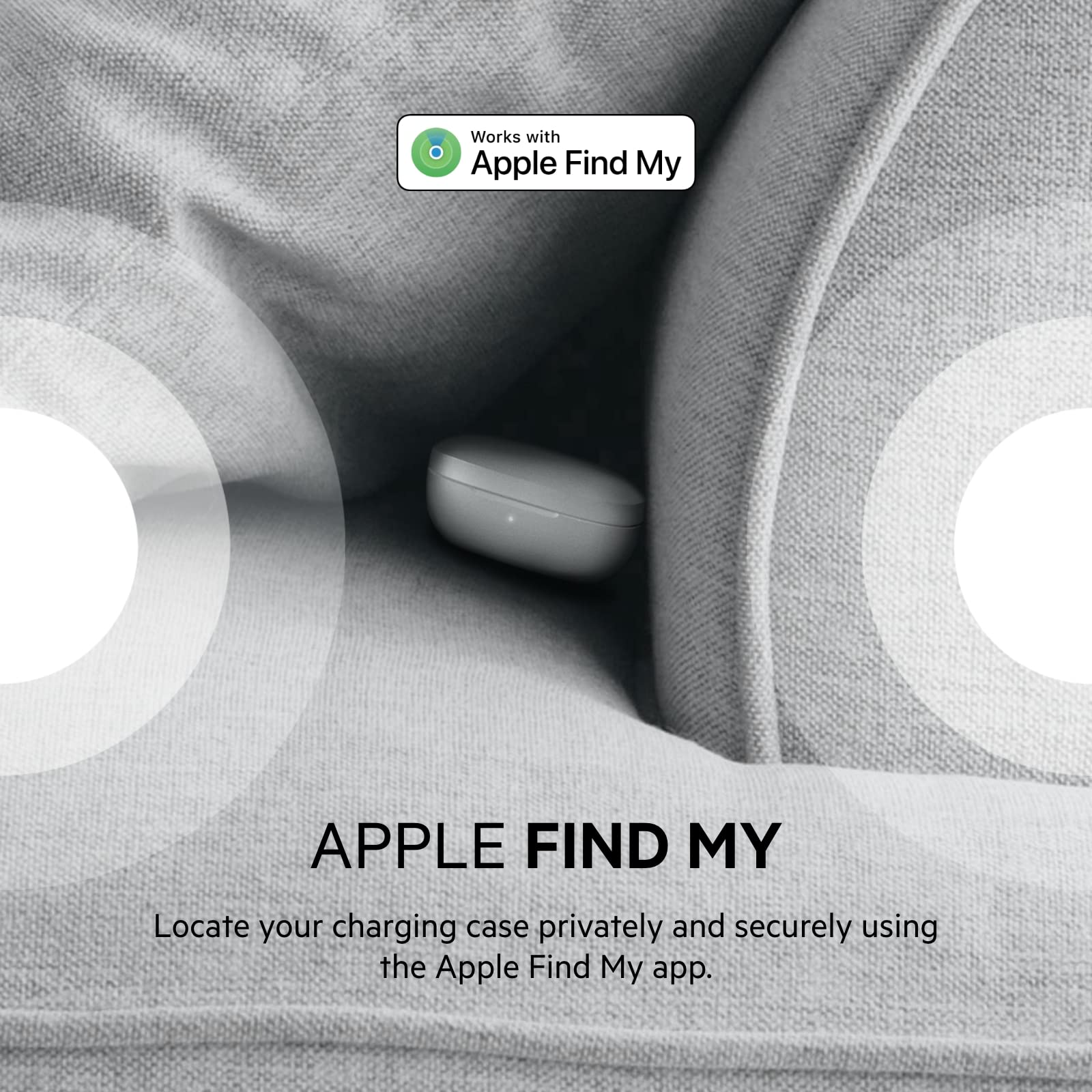 Belkin SoundForm Immerse True Wireless Earbuds with Hybrid ANC - Wireless Charging, IPX5 Waterproof, Apple Find My & Ping for iPhone, Galaxy, Pixel - Perfect for Workouts, Commuting & Travel (White)