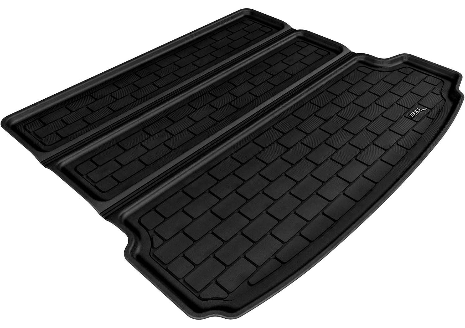 3D MAXpider Kagu Custom Fit Cargo Liner Mat for BMW X5 (E70) 2007-2013 & X6 (E71) 2008-2013 - Premium Black Trunk Protector - Waterproof & Anti-Slip Car Accessories for Road Trips & Pet Transport