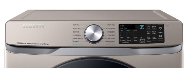 Samsung WF45B6300AC Front Load Steam Washer 5.2 cu ft Champagne Gold - Large Capacity Smart Washer for Home & Laundry Room - Perfect for Families & Heavy Loads