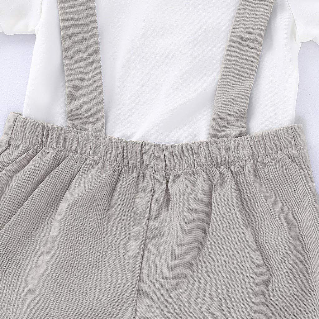 Baby Boys Summer Outfits Set - Bow Shirts & Shorts for Gentlemen Style | Newborn & Toddler Playtime