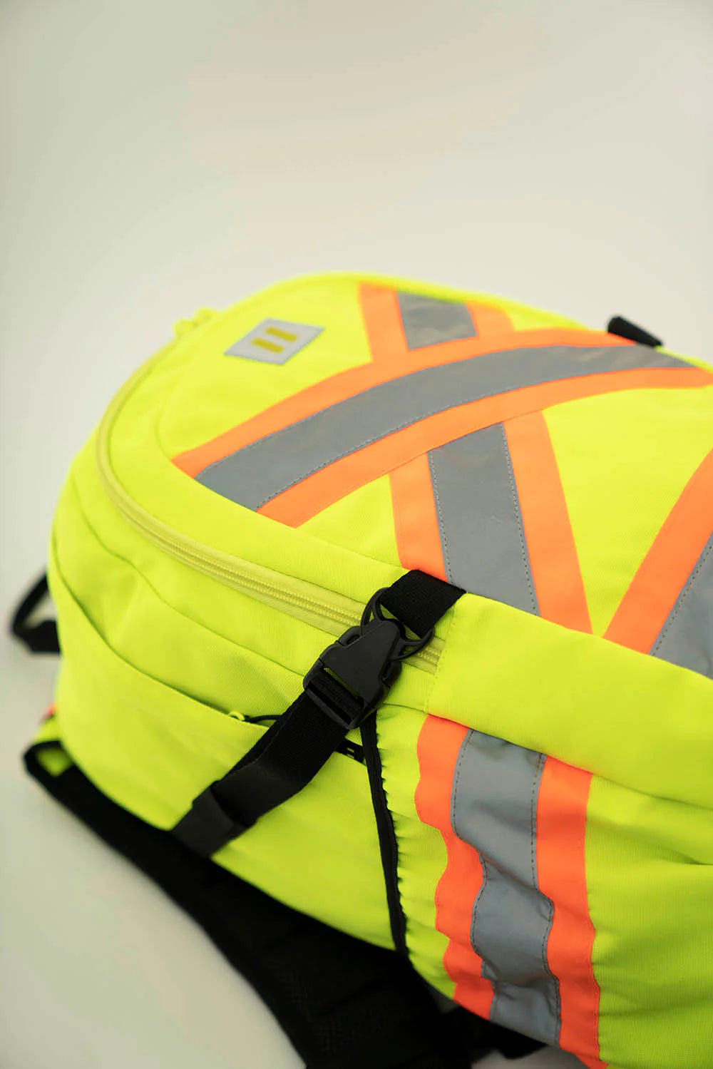 FORCEFIELD Signal 32L High Visibility Safety Backpack - Waterproof Work Backpack with Reflective Strips for Construction, Cycling & Outdoor Activities
