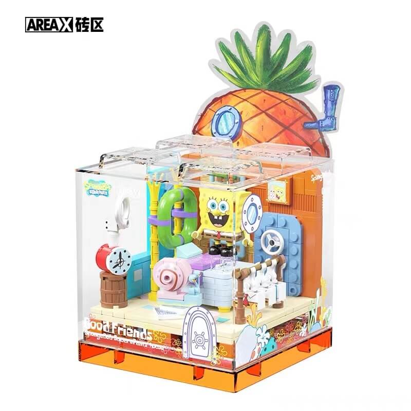SpongeBob SquarePants Krusty Krab Toy Playset - Official Nickelodeon Collectible for Kids & Fans - Perfect for Birthday Gifts, Room Decor, and Themed Parties