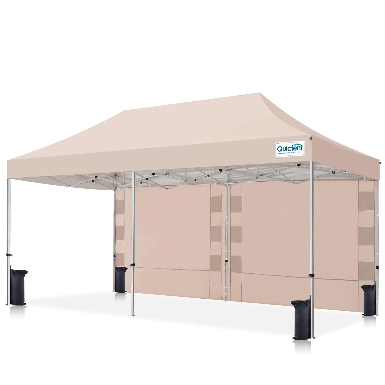 Heavy Duty Commercial Pop Up Canopy Tent - Waterproof Instant Shelter for Outdoor Events, Parties, Markets & Camping