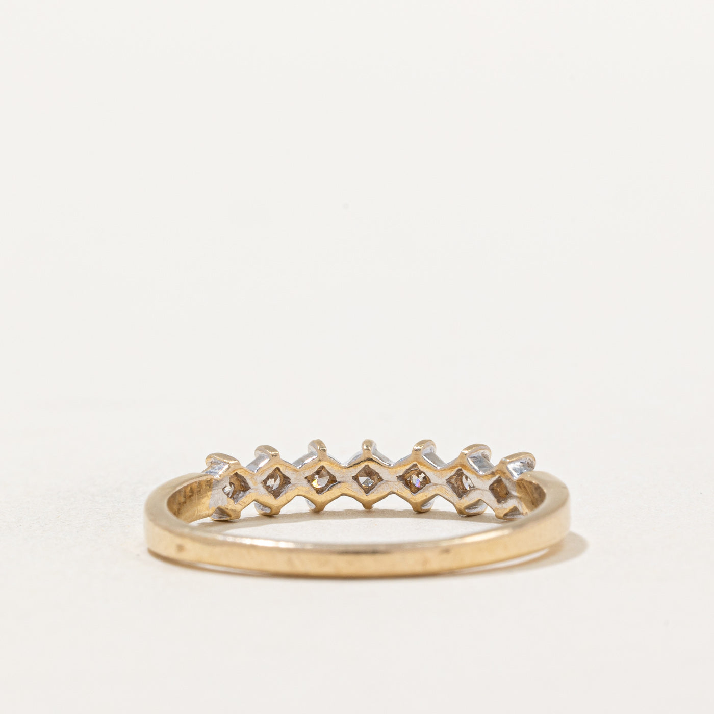 0.35ctw Semi Eternity Diamond Ring - Size 9.5 | Elegant Wedding Band, Anniversary Gift for Her | Perfect for Proposals, Engagements & Special Occasions