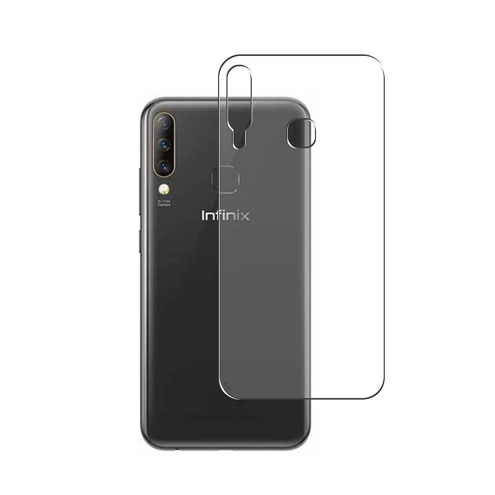 2 Pack Back Screen Protector Film for Infinix S4 - TPU Flexible Guard Cover (Not Tempered Glass) - Scratch Resistant, Bubble-Free Protection for Phone Back Camera & Body - Perfect for Outdoor Activities & Daily Use