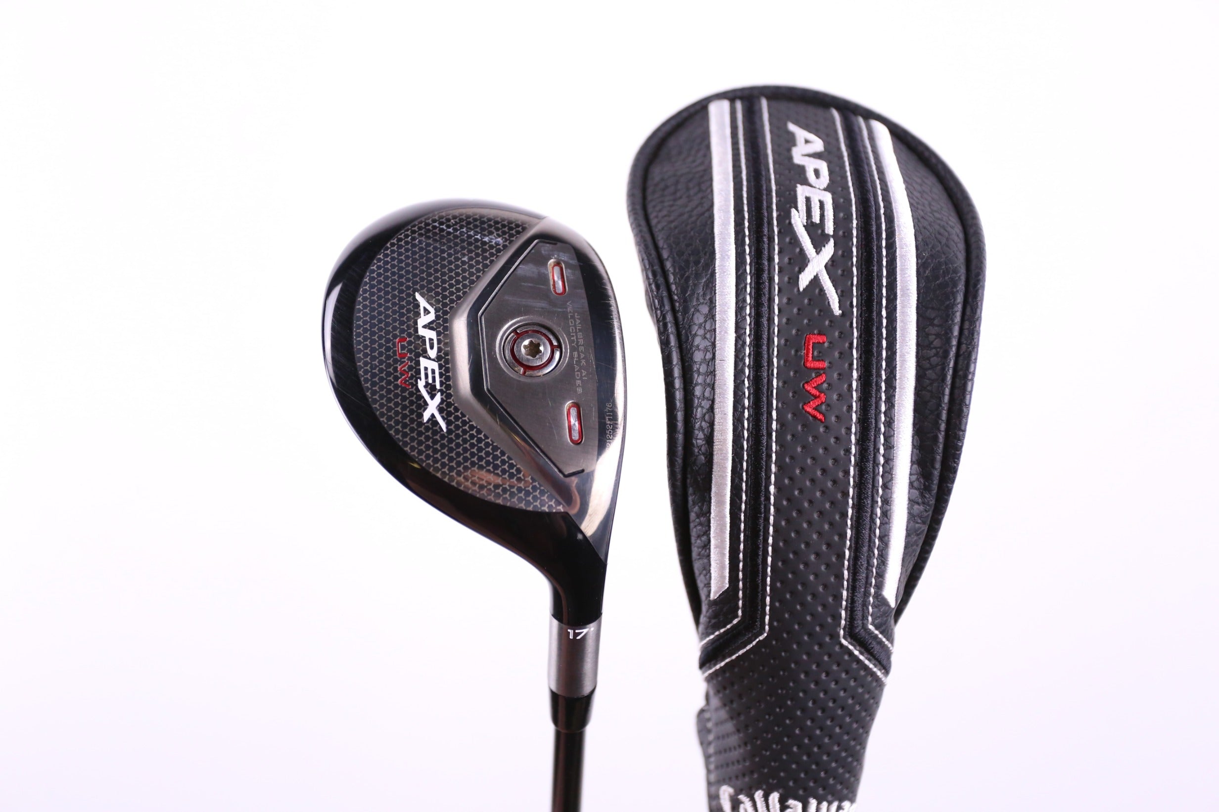 Used Callaway Apex UW 24 3H Right Handed 17° Regular Flex Golf Hybrid - Perfect for Mid-Handicap Players on Fairway Shots