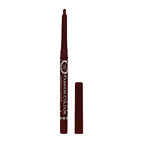 Fashion Color Lip Liner - Waterproof Long Lasting Matte Lip Contour Pencil | Smudge Proof & Transfer Resistant | 10g Choco Chip | Perfect for Everyday Wear, Night Out & Professional Makeup Looks