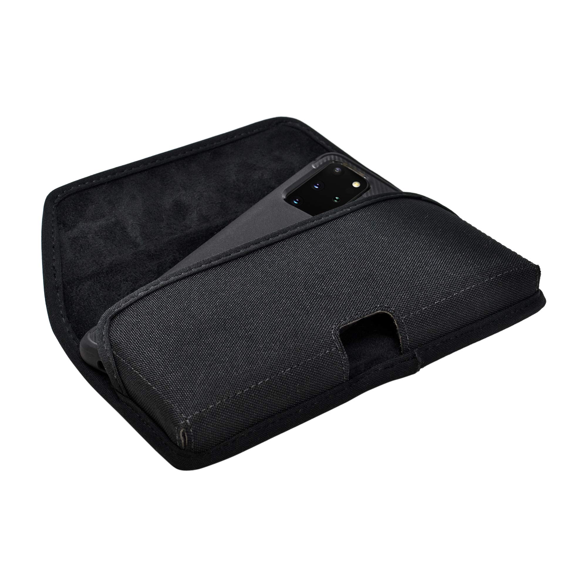 Durable Turtleback Belt Clip Holster Case for Samsung Galaxy S25 Plus/S24/S23+/S22+/S20+ - Heavy Duty Rotating Nylon Pouch with Horizontal Carry - Perfect for Outdoor, Work & Active Lifestyle
