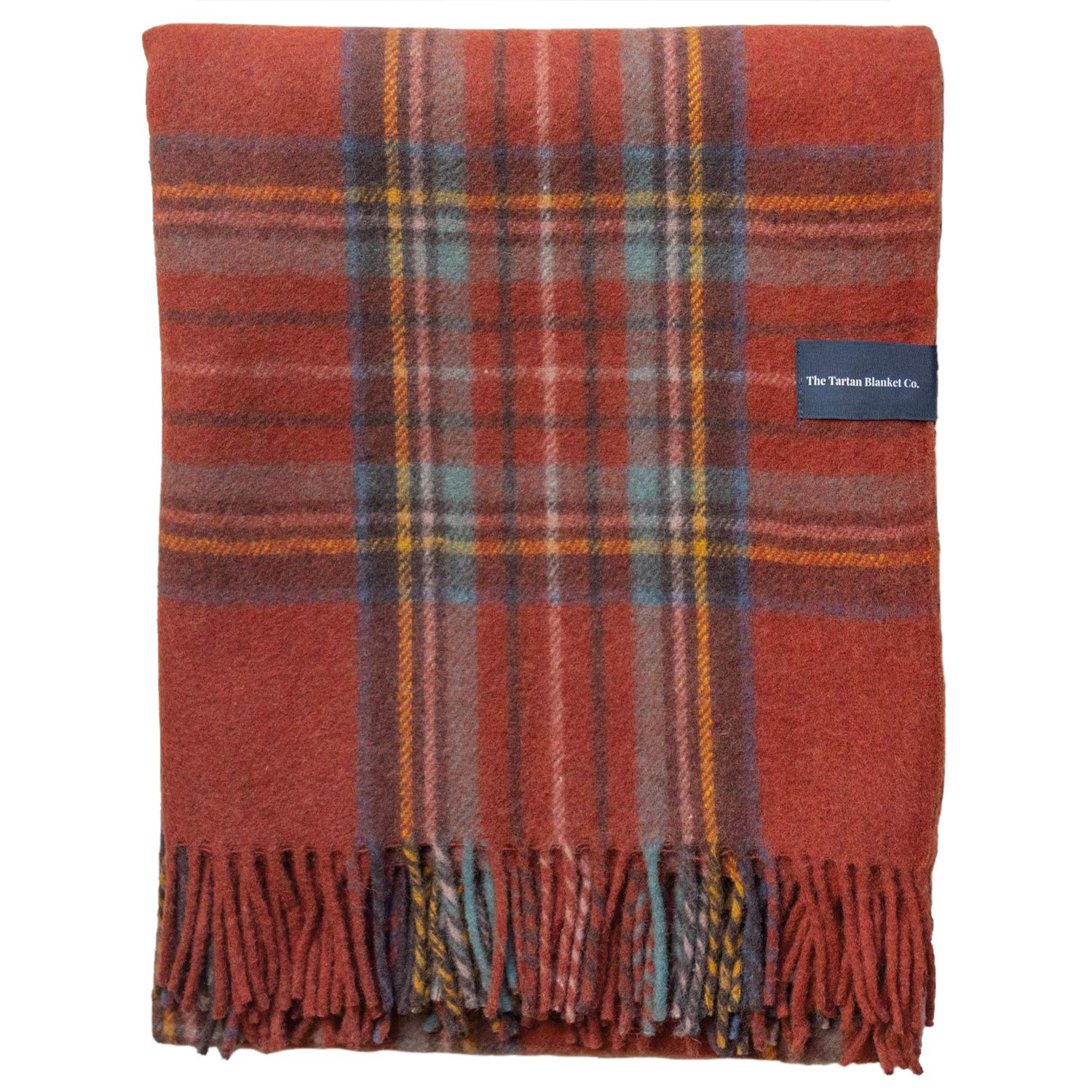 The Tartan Blanket Co. Recycled Wool Knee Blanket - Stewart Royal Antique Tartan (28