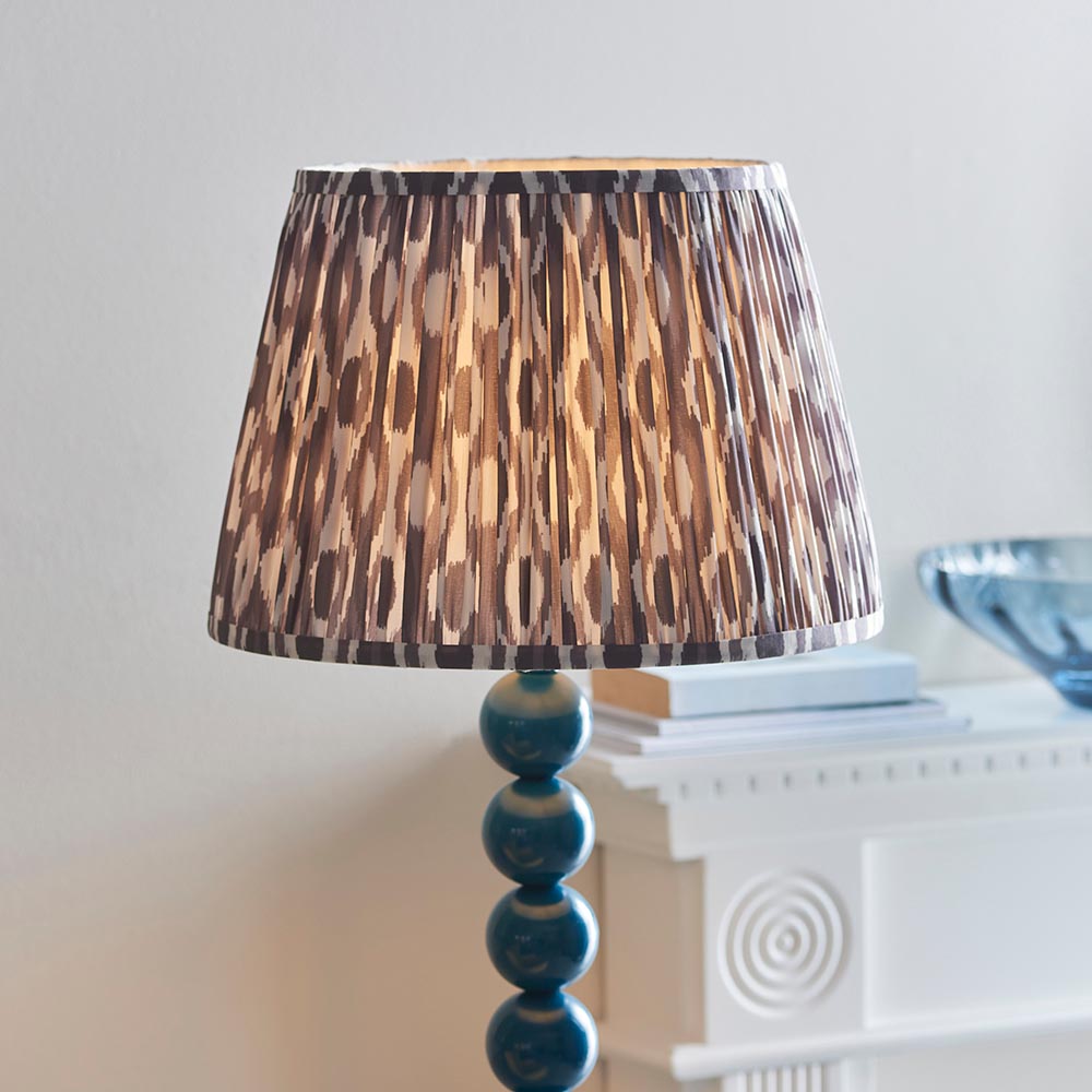 Auralis Ikat Floor Lamp with E27 Socket - Modern Handwoven Design for Living Room, Bedroom & Office Lighting