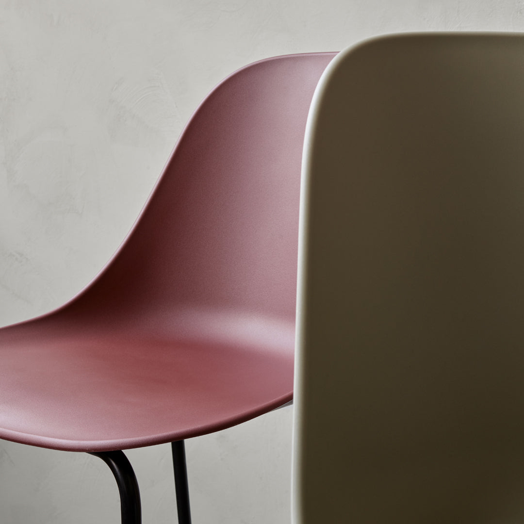 Harbour Counter Side Chair - Modern Bar Stool for Kitchen Island, Breakfast Nook & Dining - Comfortable Height-Adjustable Swivel Seat with Back Support - Perfect for Home, Cafe & Restaurant Use