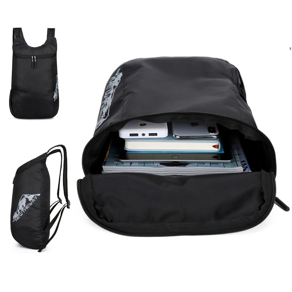 Lightweight Waterproof Hiking Backpack for Men & Women - Foldable Travel Daypack for Camping, Biking & Outdoor Adventures