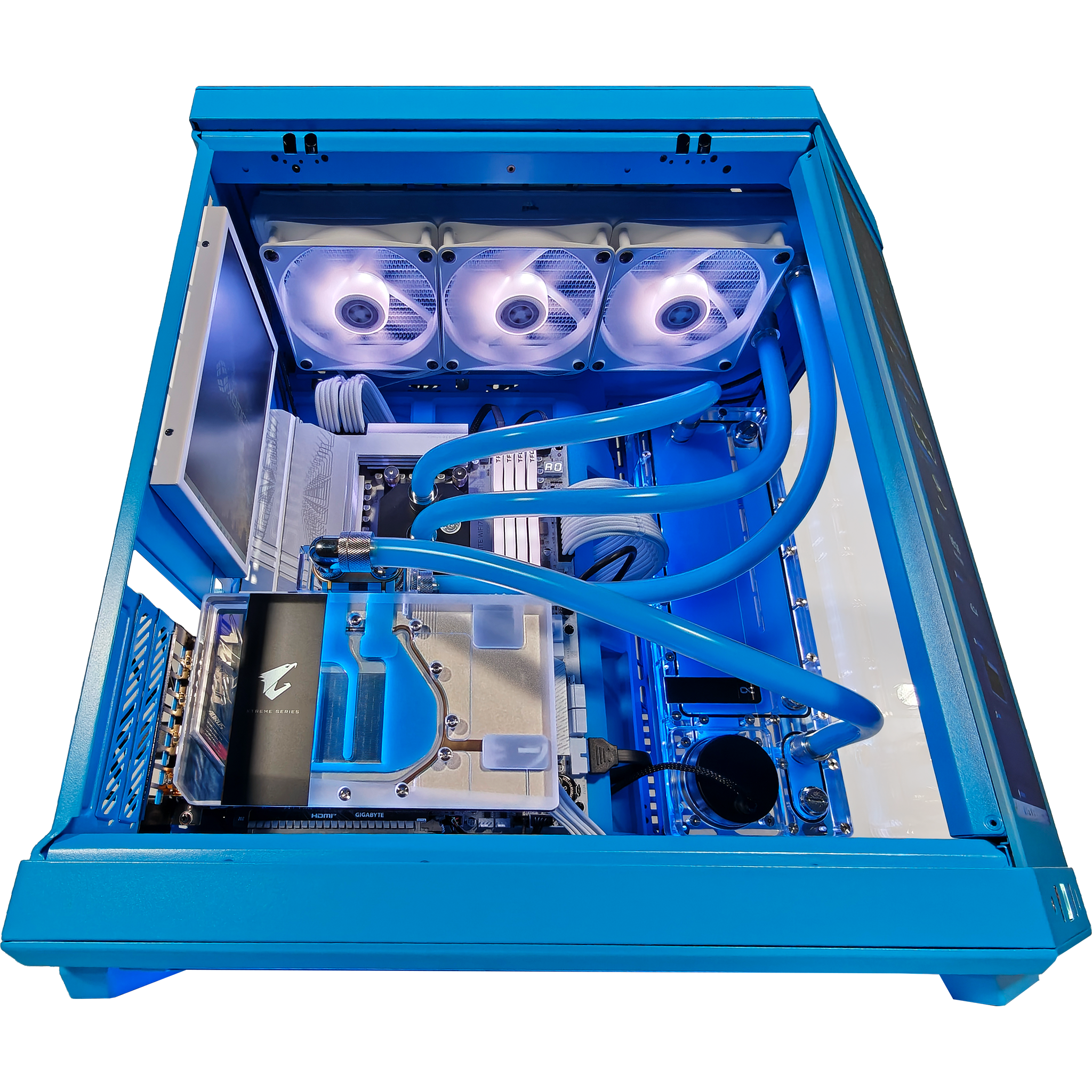 Y70 Blueberry Black Label Gaming Desktop with AMD X870 & DDR5 RAM - High Performance PC for 4K Gaming, Streaming & Content Creation