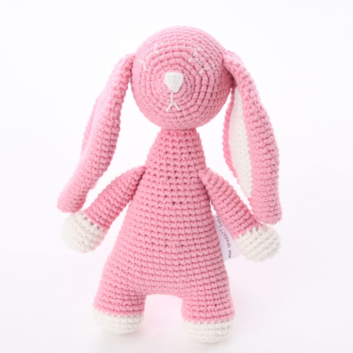 Personalized Pink Organic Baby Gift Basket for Girls - Custom Name Embroidery - Perfect for Newborn Showers, Birthdays & Special Occasions