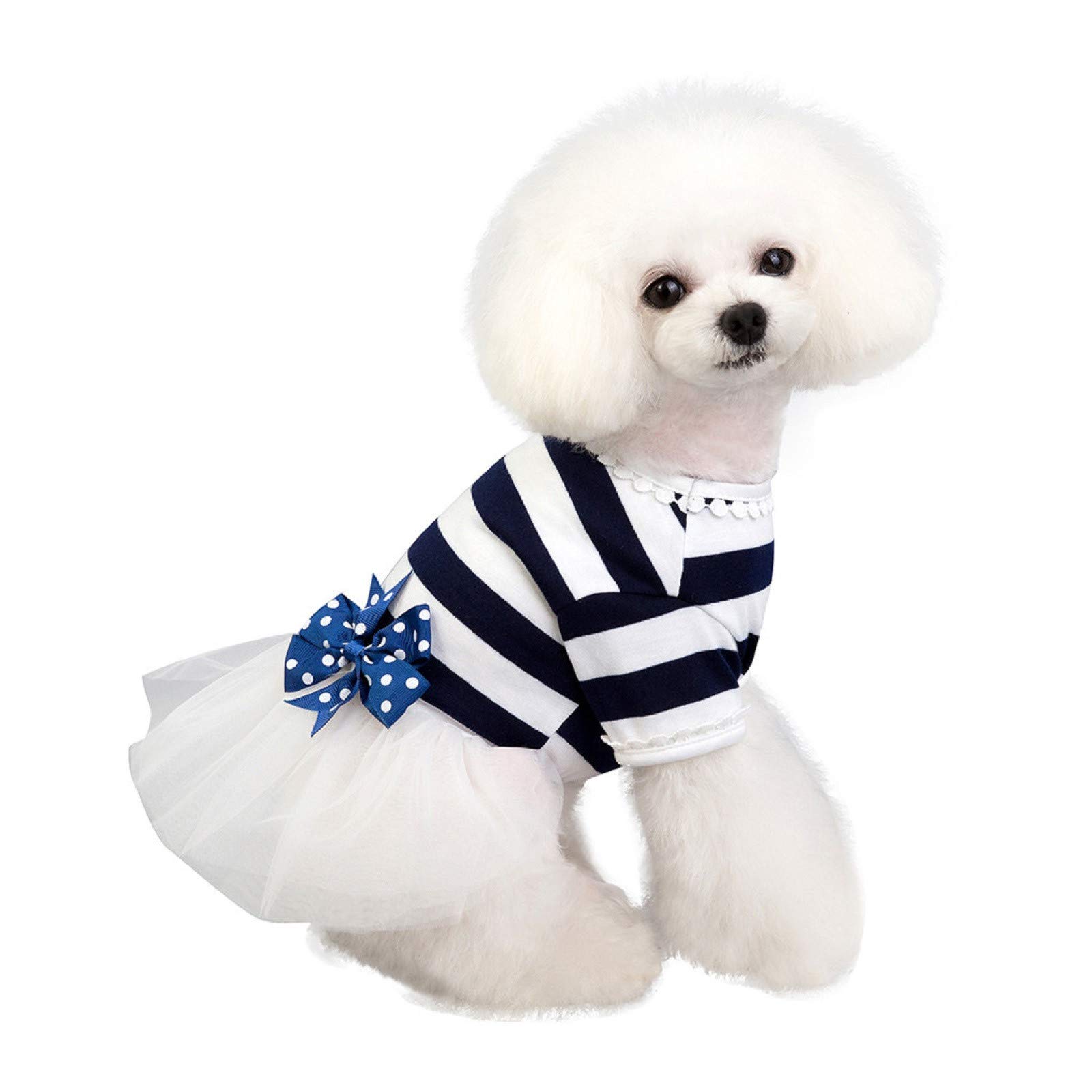 **Cute Pink Sequin Lace Tutu Dog Dress – Spring Summer Pet Apparel for Dogs & Cats, Princess Bowknot Gauze Skirt – Perfect for Parties, Photos & Special Occasions**